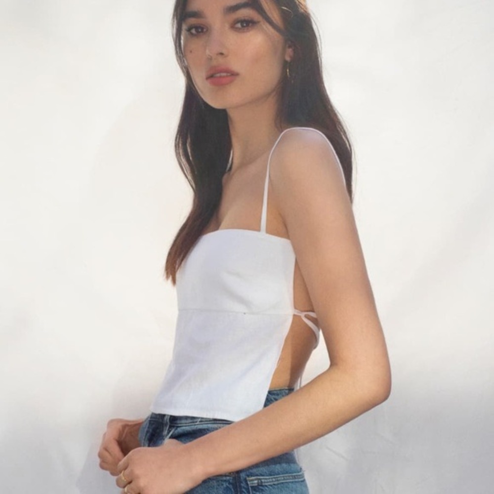 REFORMATION CASH TOP